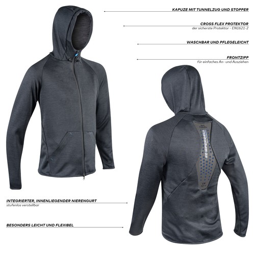 Komperdell full zip hoody - komperdell,
